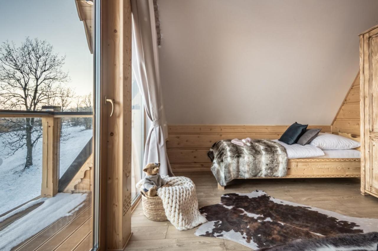 Na Skraju Lasu Domki Z Balia, Jacuzzi Bialy Dunajec Exterior photo
