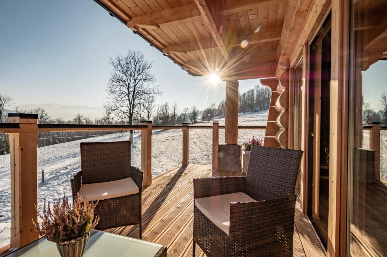 Na Skraju Lasu Domki Z Balia, Jacuzzi Bialy Dunajec Exterior photo