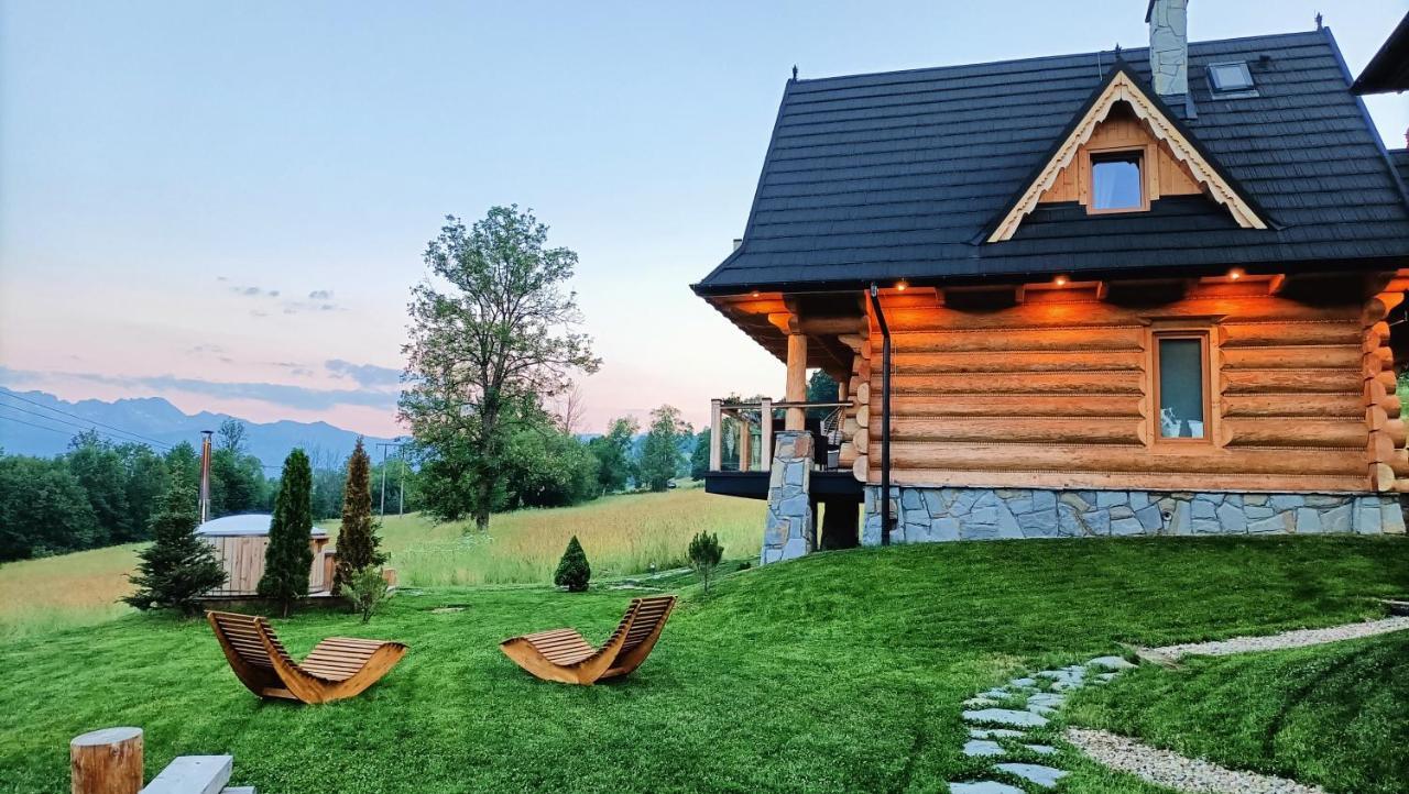 Na Skraju Lasu Domki Z Balia, Jacuzzi Bialy Dunajec Exterior photo